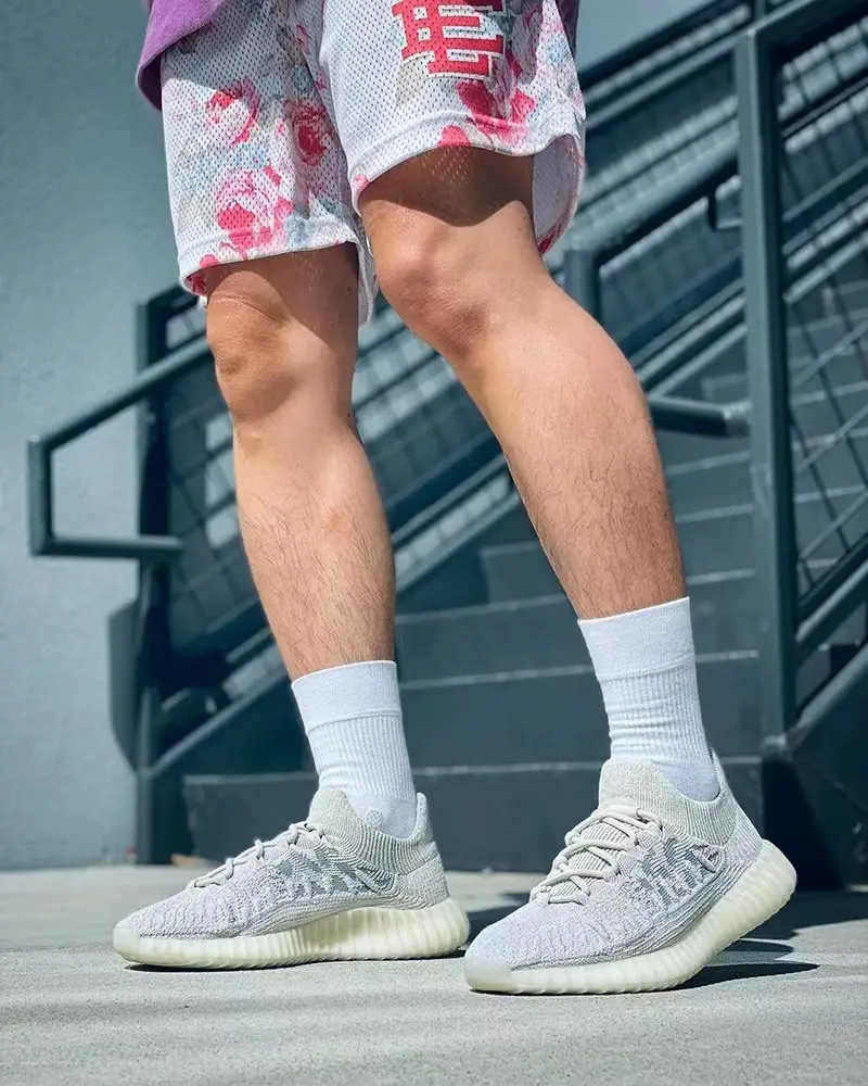 Men Floral Mesh Shorts Pink Brown — feature 7