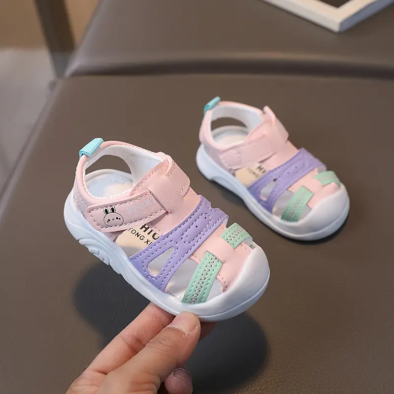 Soft-Soled Closed-Toe Sandals for Boys Girls