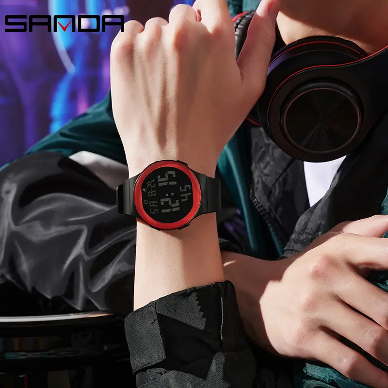 Sanda Digital Watch White 12:45 Display - Image 10