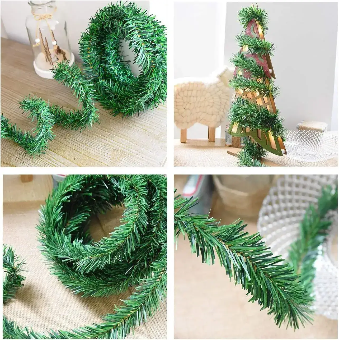 Christmas Decorative Strips 5.5m Wool Top Pulls - Image 2