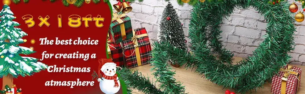 Christmas Decorative Strips 5.5m Wool Top Pulls — feature 3