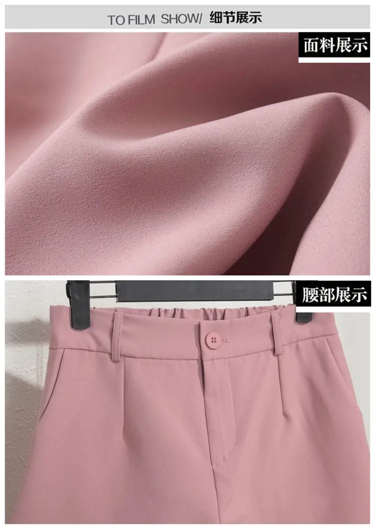 Women's Black Slim Fit Shorts Wide Leg Casual Summer — feature 13