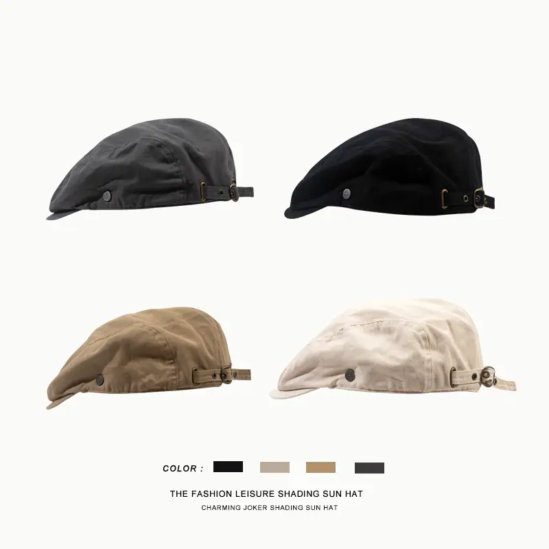 Women Japanese Style Beret Hat Summer Cap - Image 7