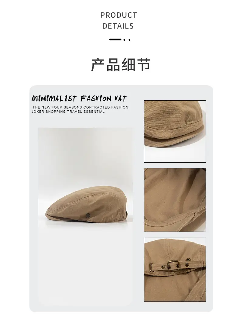 Women Japanese Style Beret Hat Summer Cap — feature 4
