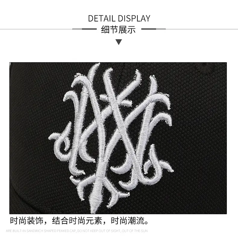 Men's Black Seiko Embroidered Baseball Cap — feature 11