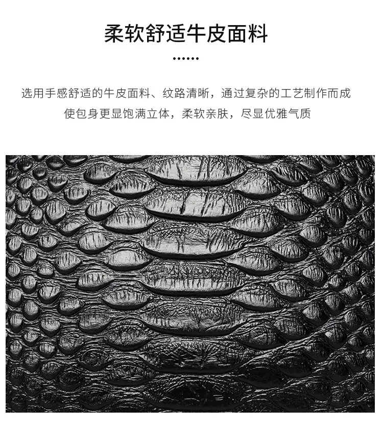 White Croc Leather Shoulder Bag for Women 2025 — feature 4