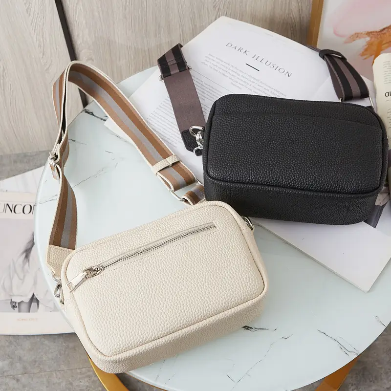 Black Square Crossbody Bag for Women 2026 Spring Summer - Image 5