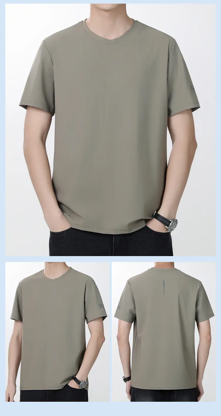 Men Ice Silk T-Shirt SPF50+ 40°C Cool — feature 26