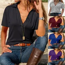 Women's Red U-Neck Button Vest 2025 Spring — feature 11