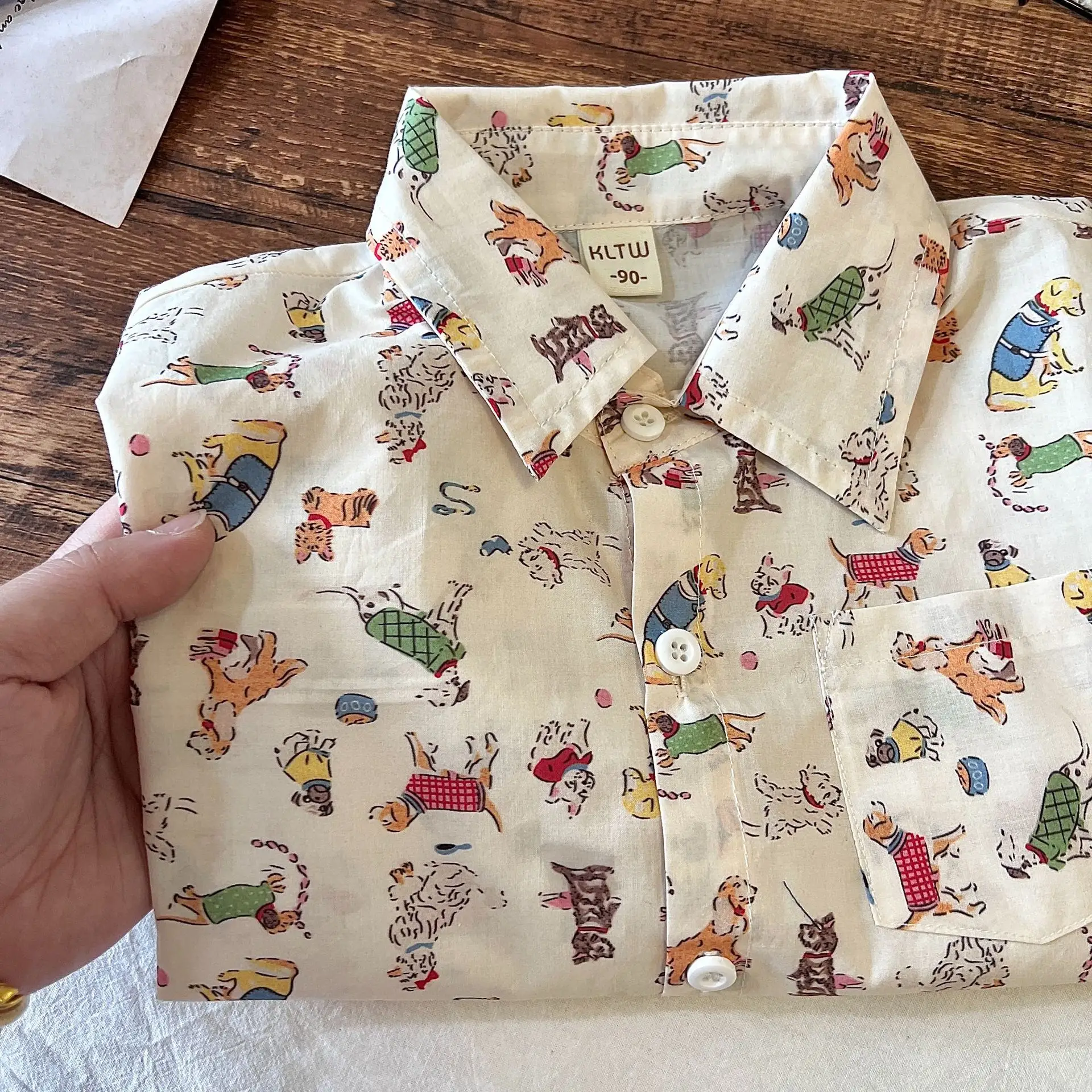 2024 Summer Kids Short Sleeve Cartoon Top - Image 2