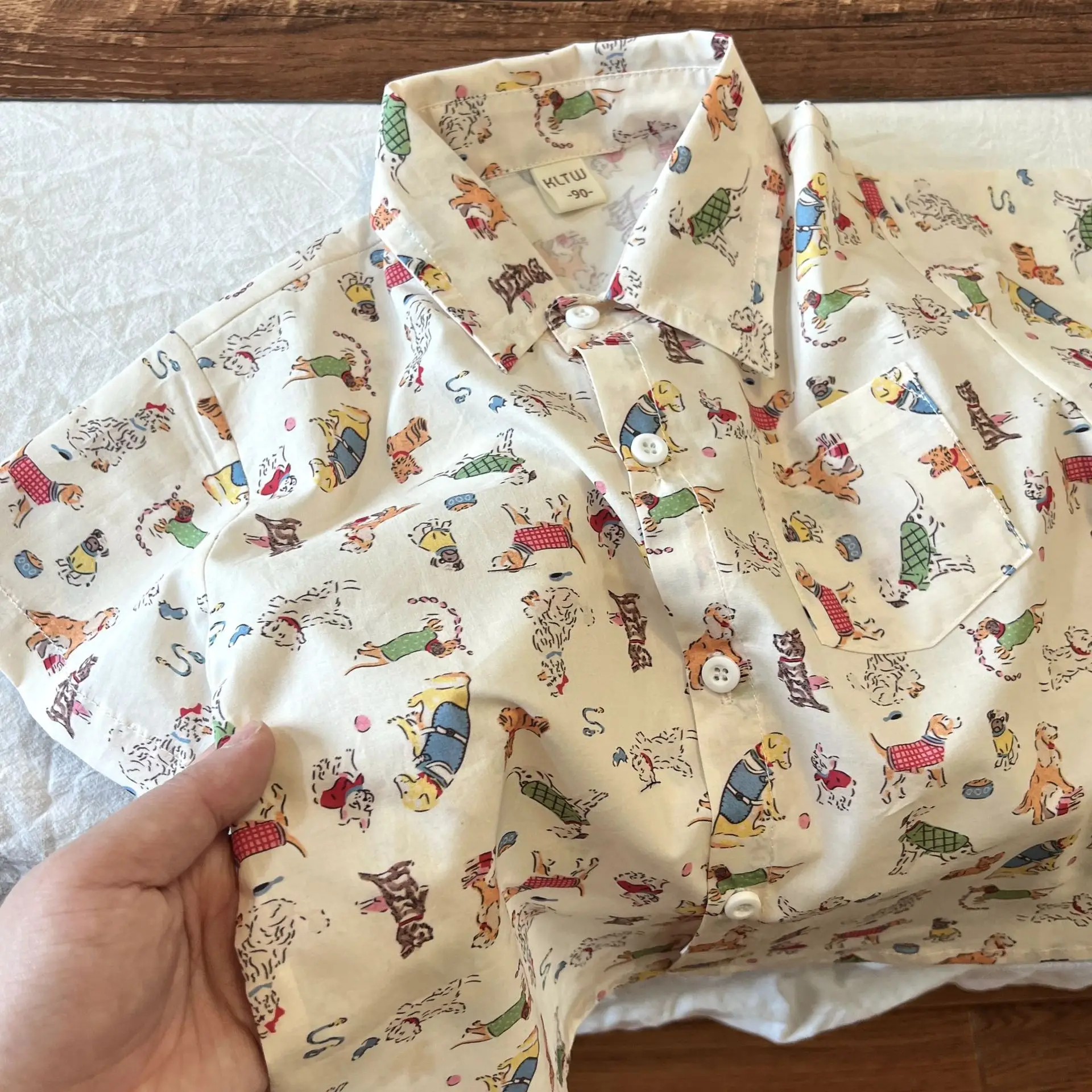 2024 Summer Kids Short Sleeve Cartoon Top - Image 3