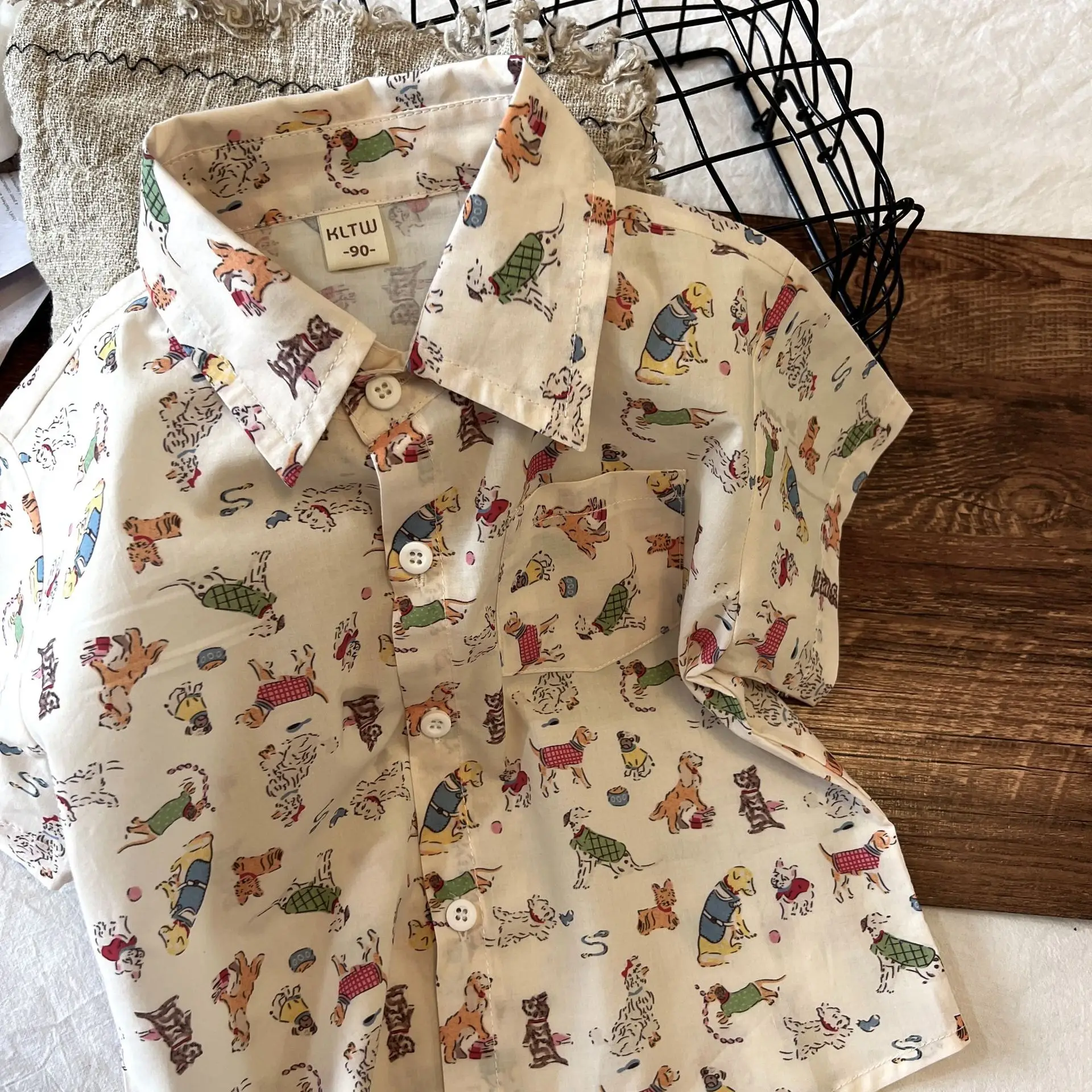2024 Summer Kids Short Sleeve Cartoon Top - Image 4