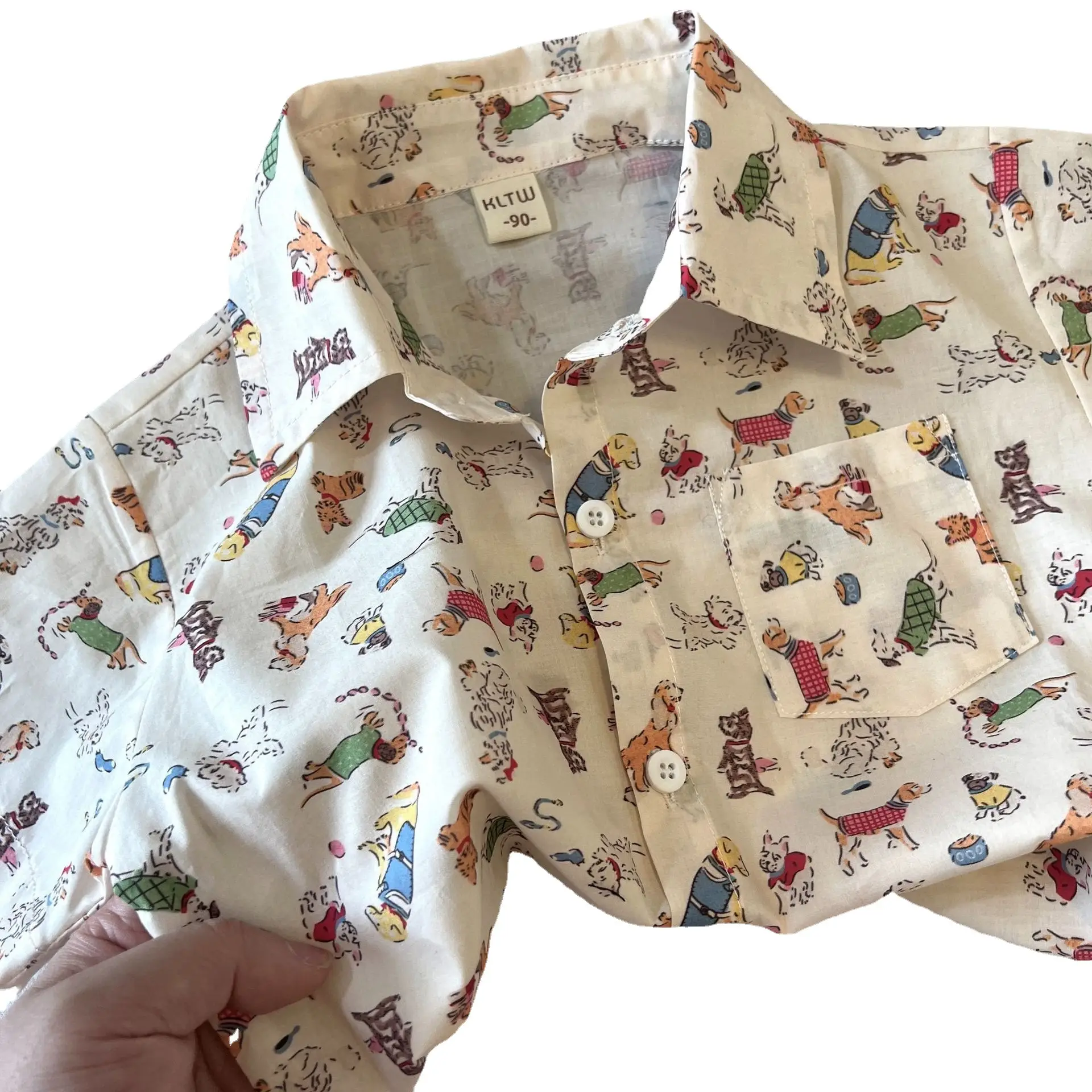 2024 Summer Kids Short Sleeve Cartoon Top - Image 5