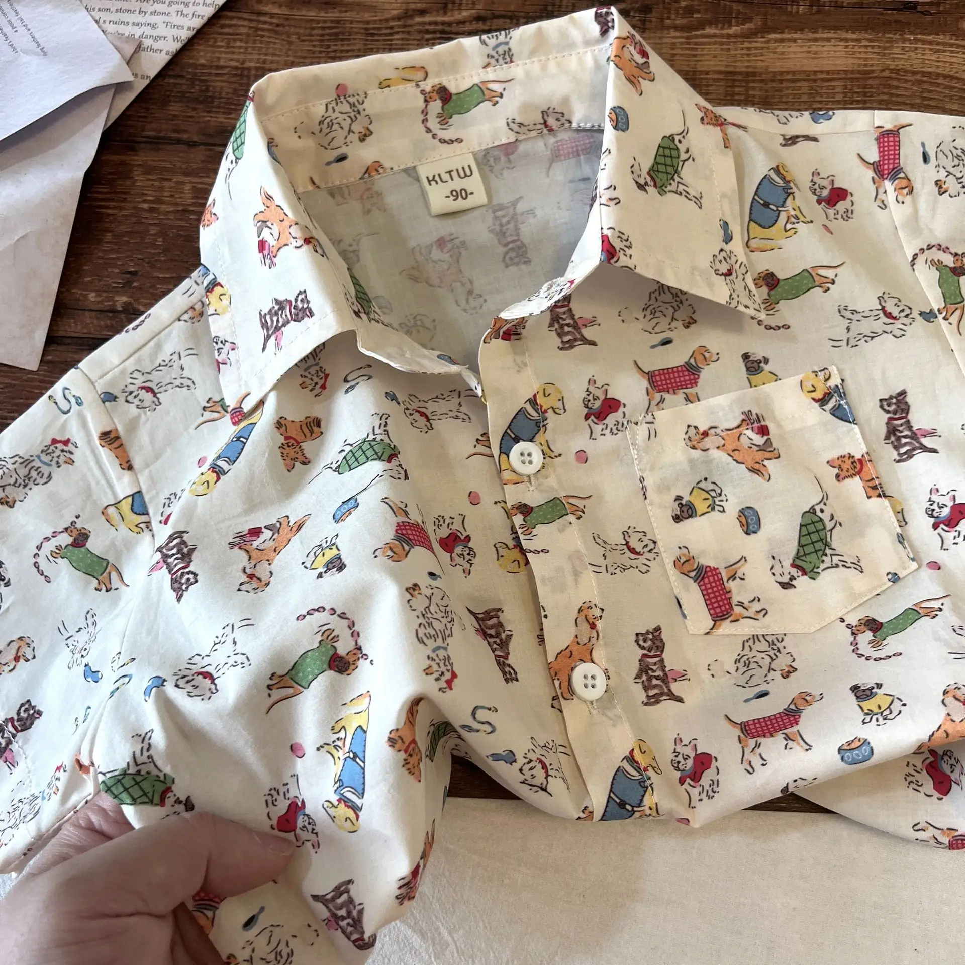 2024 Summer Kids Short Sleeve Cartoon Top — feature 6