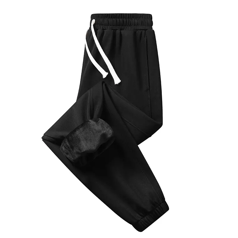 Men's Black Foot-Tied Sports Pants Spring Autumn Loose Casual - Image 4