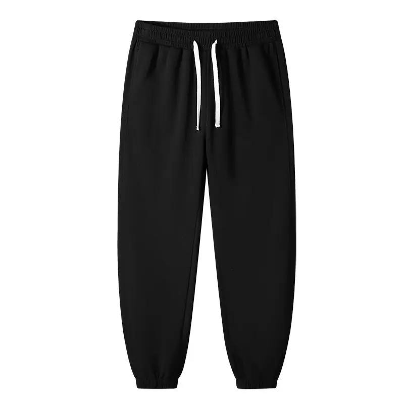 Men's Black Foot-Tied Sports Pants Spring Autumn Loose Casual - Image 7