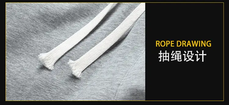 Men's Black Foot-Tied Sports Pants Spring Autumn Loose Casual — feature 21
