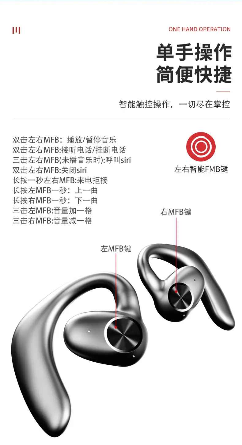 Private Model Wireless Bluetooth Earbuds with Noise Reduction — feature 8