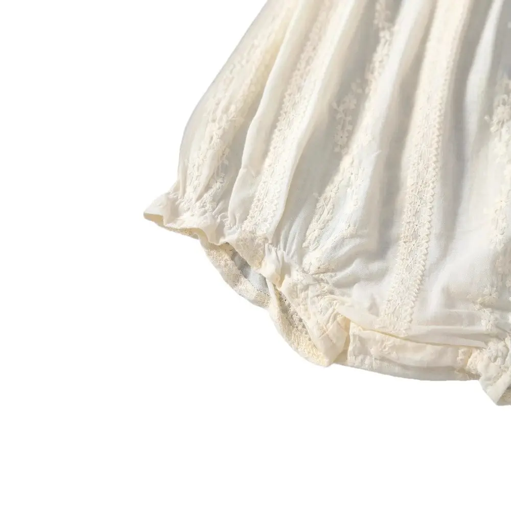 2025 Newborn Western Short Sleeve Suit Cream - Image 6