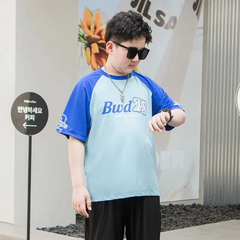 Buda23 Boys Blue Light T-Shirt Short Sleeve - Image 4