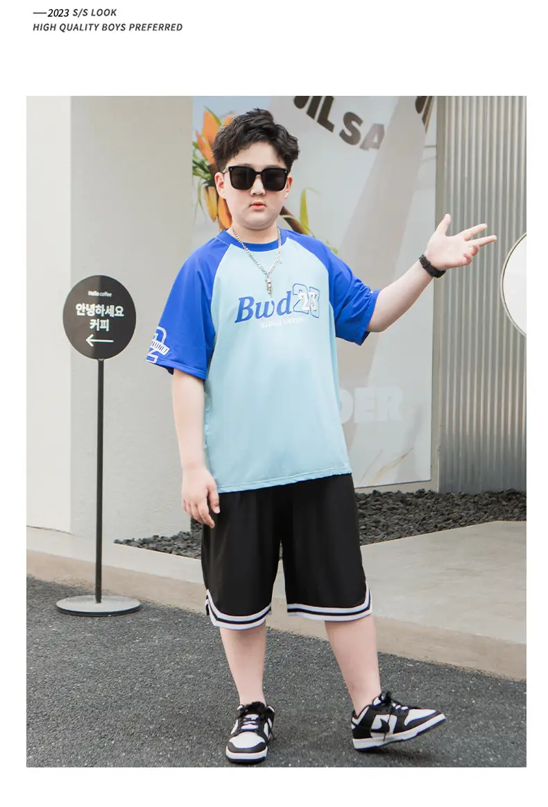 Buda23 Boys Blue Light T-Shirt Short Sleeve — feature 11