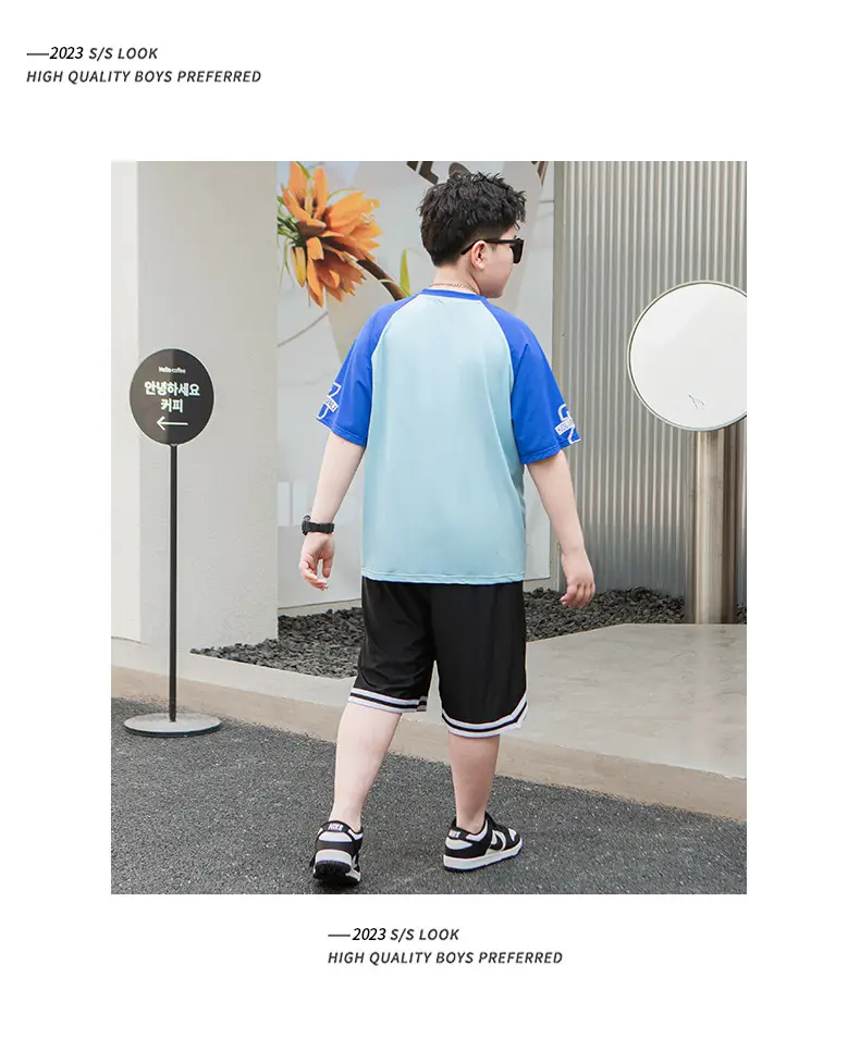 Buda23 Boys Blue Light T-Shirt Short Sleeve — feature 13