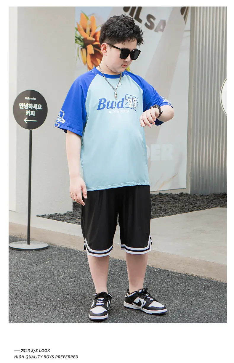 Buda23 Boys Blue Light T-Shirt Short Sleeve — feature 14