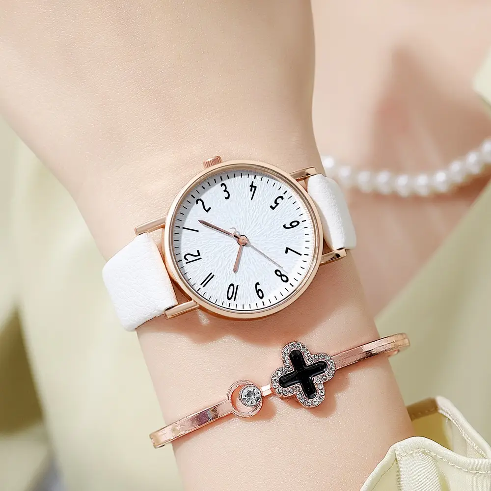 Fengsen Digital Women's Watch Light Blue Belt - Image 12