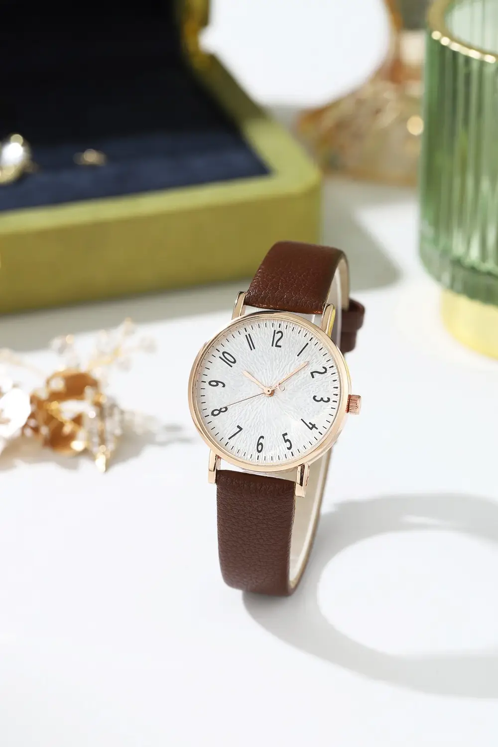 Fengsen Digital Women's Watch Light Blue Belt — feature 2