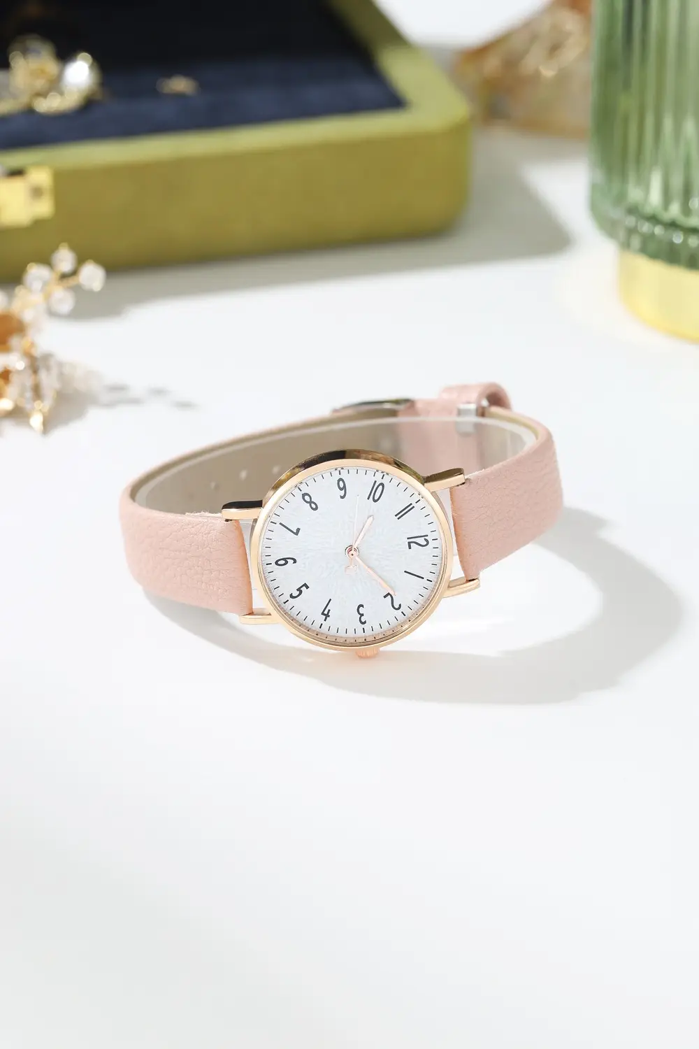 Fengsen Digital Women's Watch Light Blue Belt — feature 3