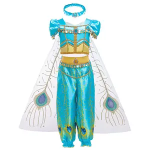 Girls Yellow Tulle Party Dress with Long Sleeves — feature 44