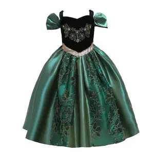 Girls Yellow Tulle Party Dress with Long Sleeves — feature 6