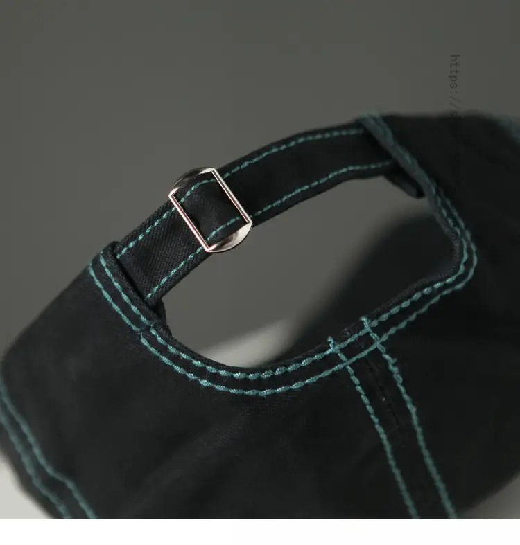 Japanese Literary Retro Cap Black Eave Forward — feature 9