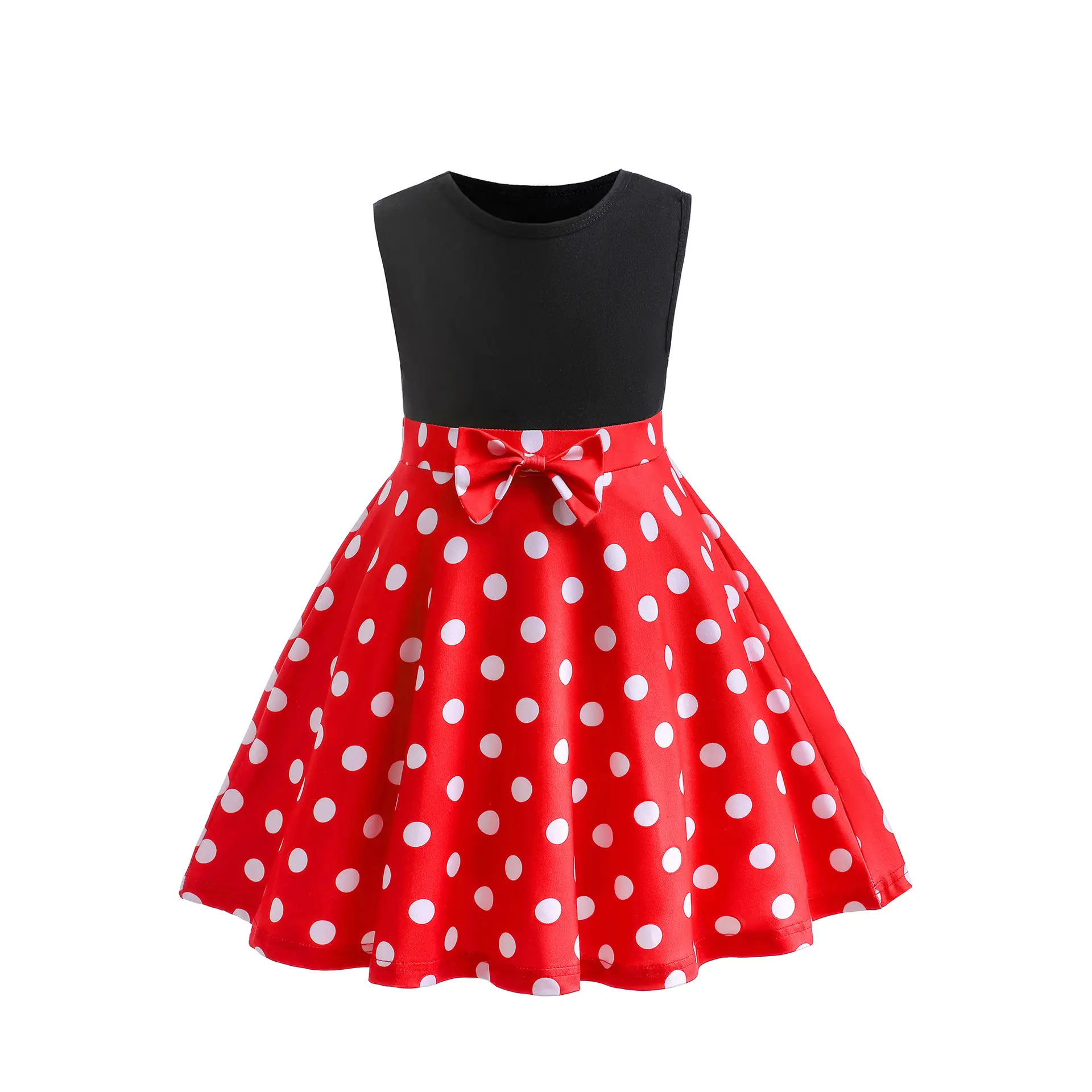 Minnie Mouse Red Polka Dot Skirt Dress for Girls — feature 2