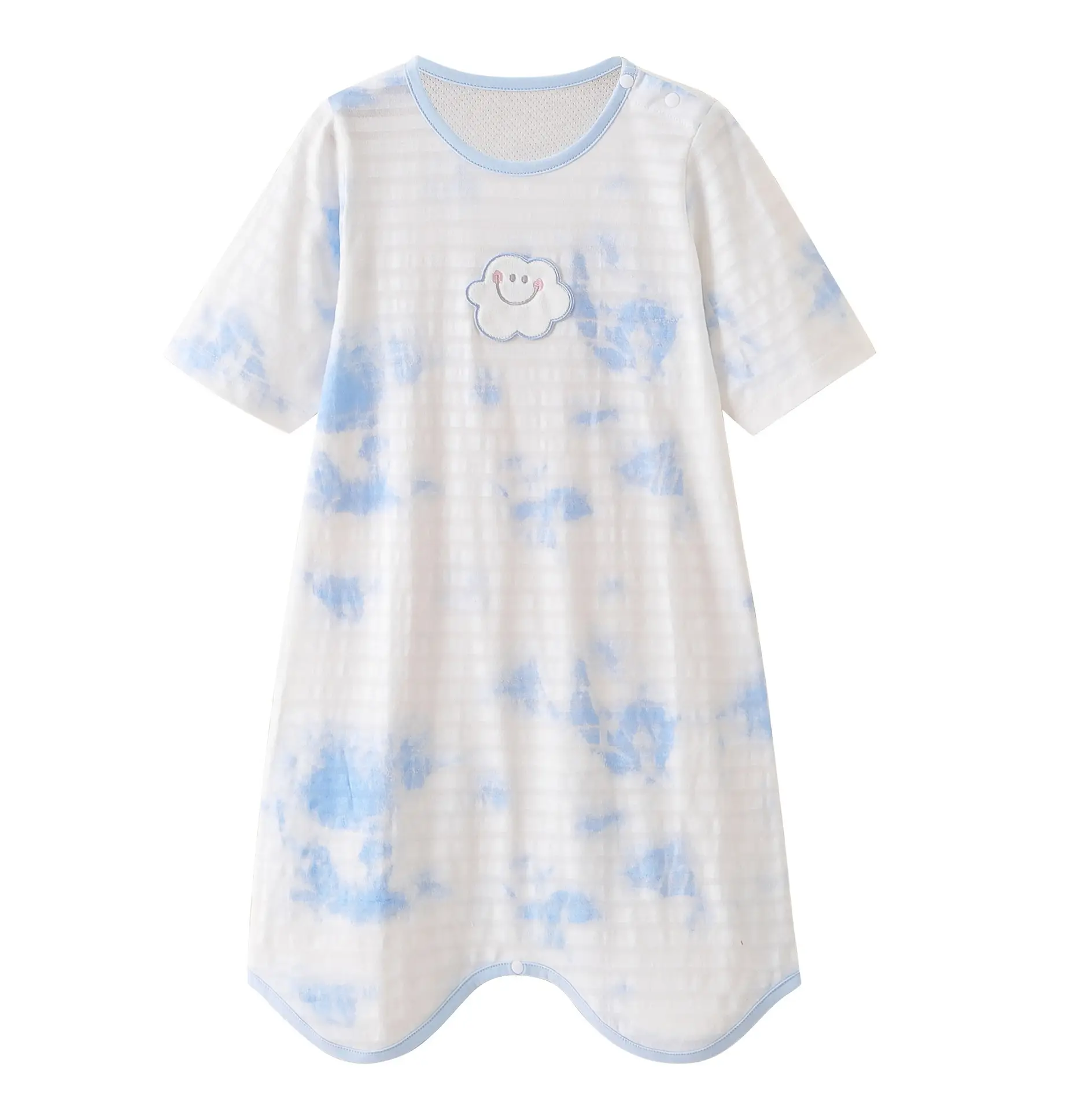Pink Tie-Dye Cotton Baby Sleeping Bag for Kids - Image 2