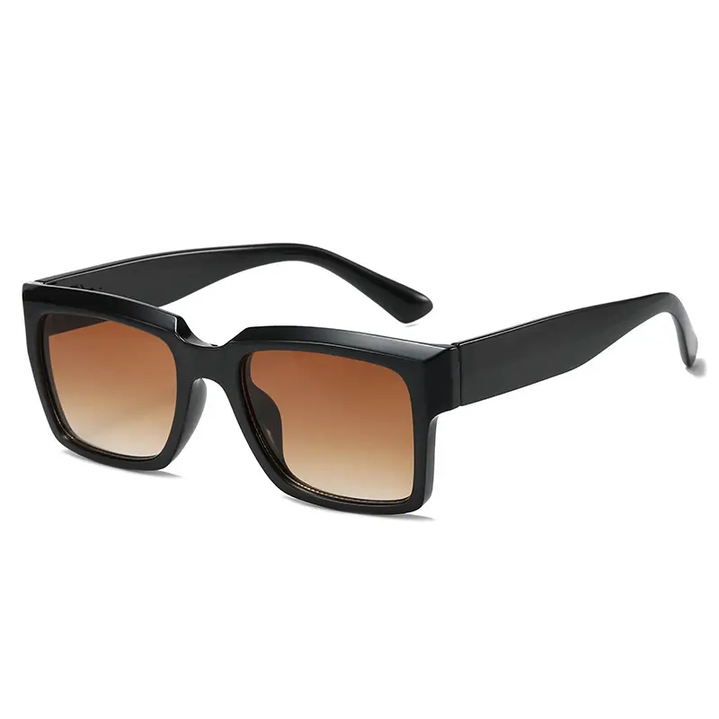European Square Sunglasses for Men Women Blue