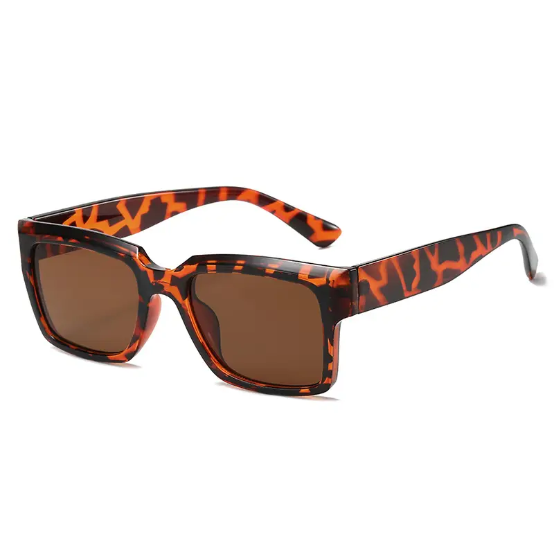 European Square Sunglasses for Men Women Blue