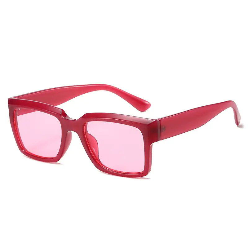 European Square Sunglasses for Men Women Blue