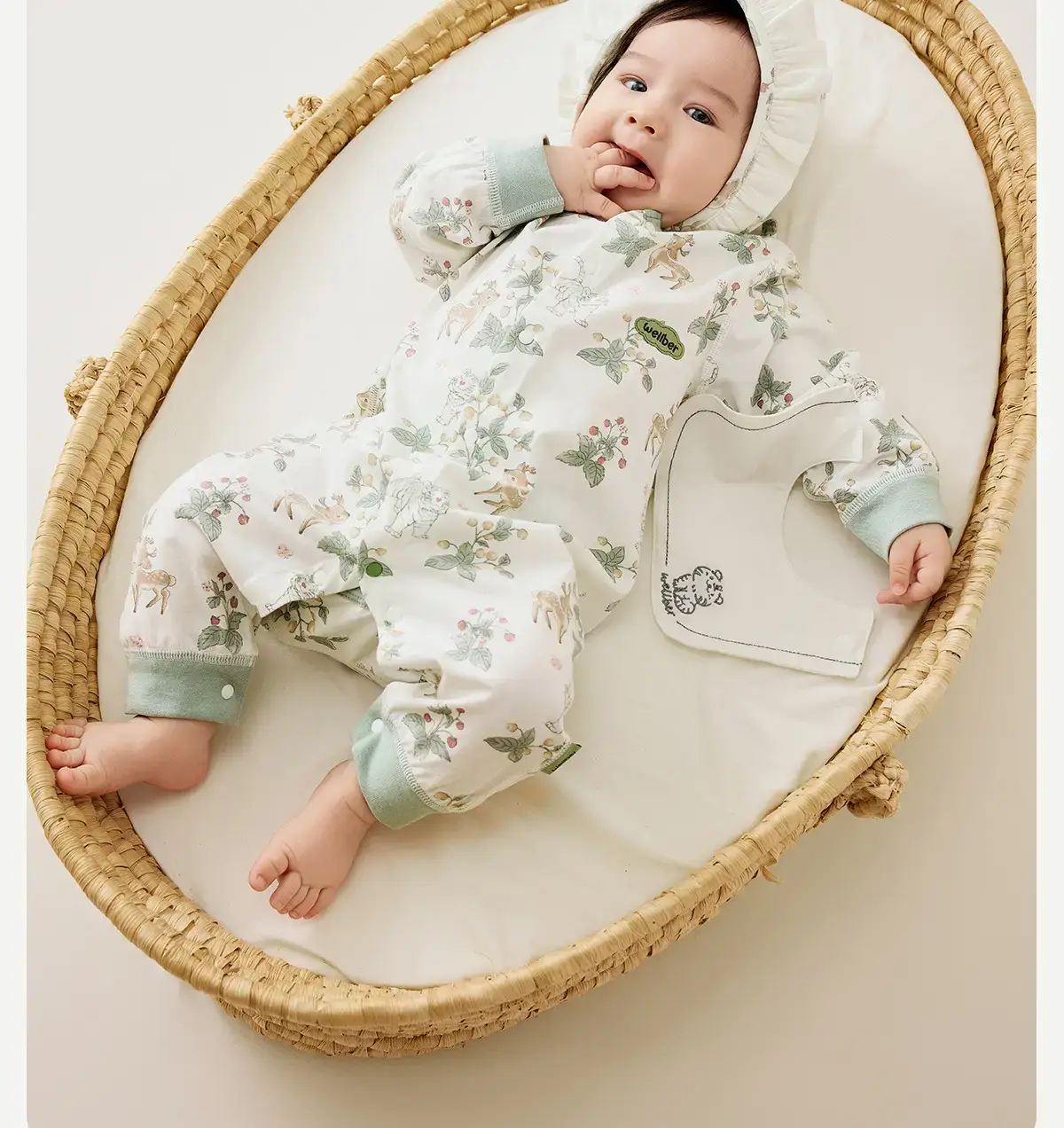 Wilberu Baby Jumpsuit Red One Year Old — feature 22