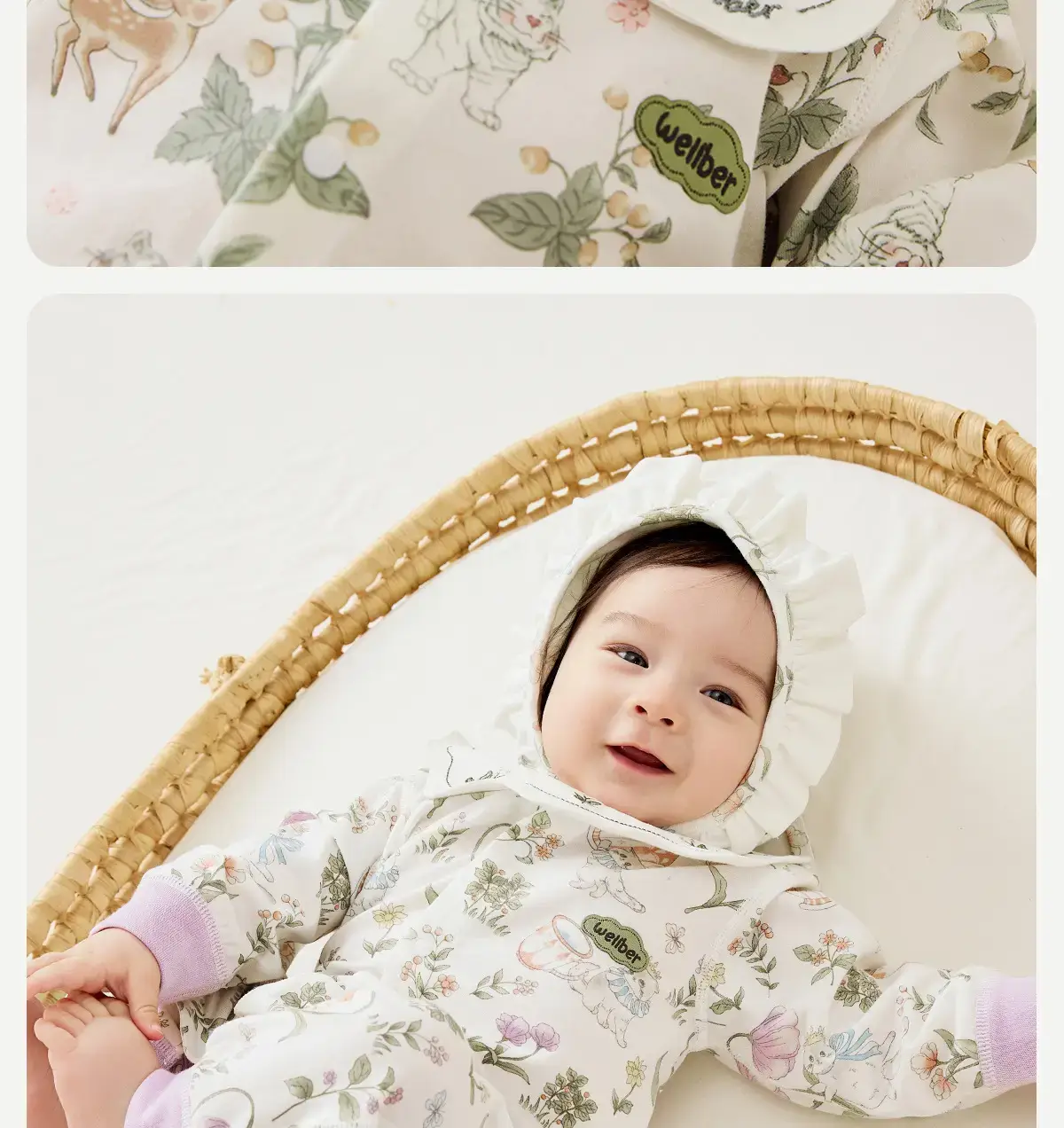 Wilberu Baby Jumpsuit Red One Year Old — feature 24