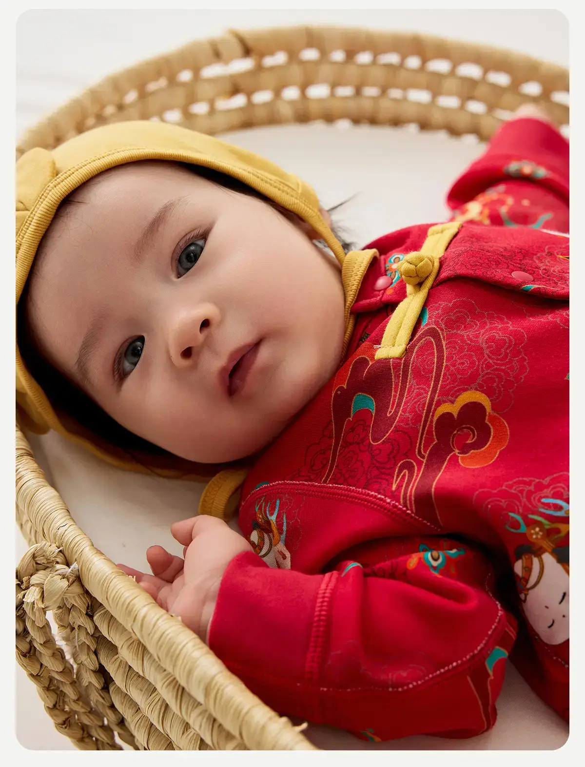 Wilberu Baby Jumpsuit Red One Year Old — feature 45