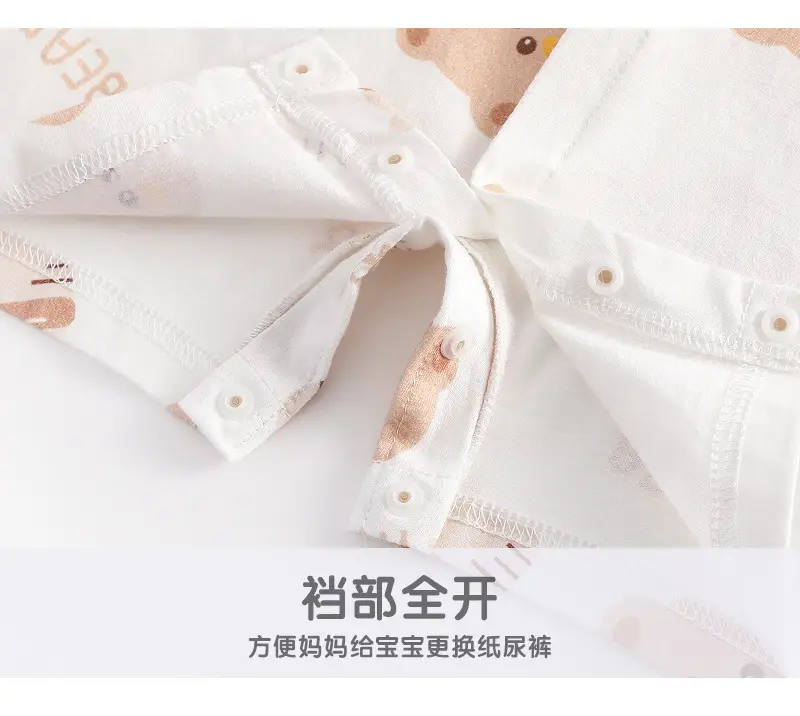 Baby Dinosaur Short Sleeve Cotton Jumpsuit Set — feature 10
