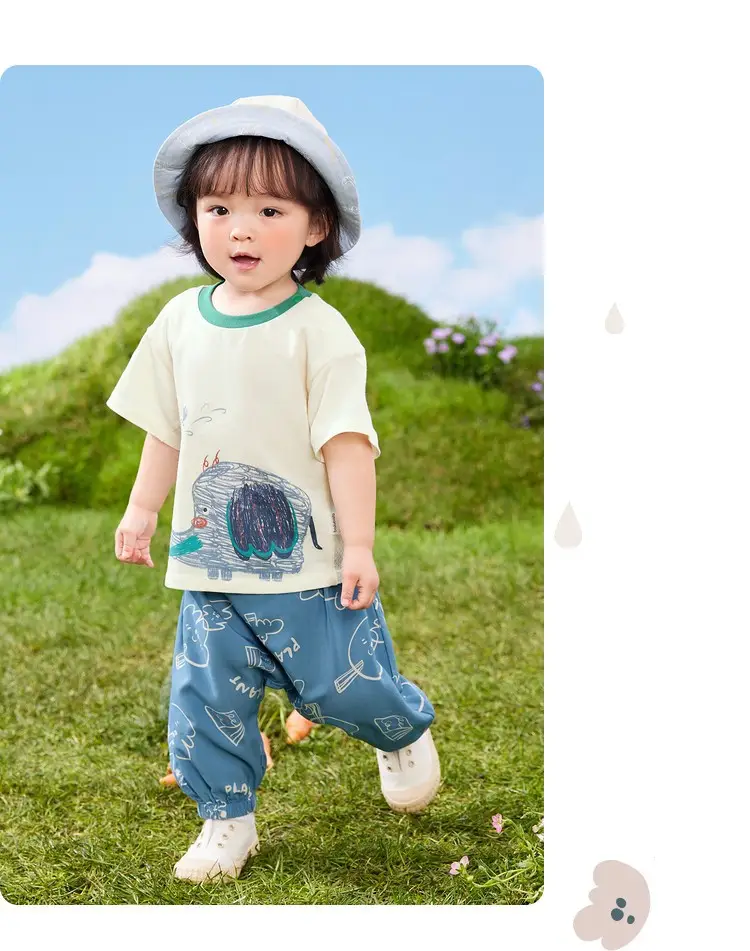Wholesale Kids T-Shirt Pure Cotton Summer New Style — feature 19
