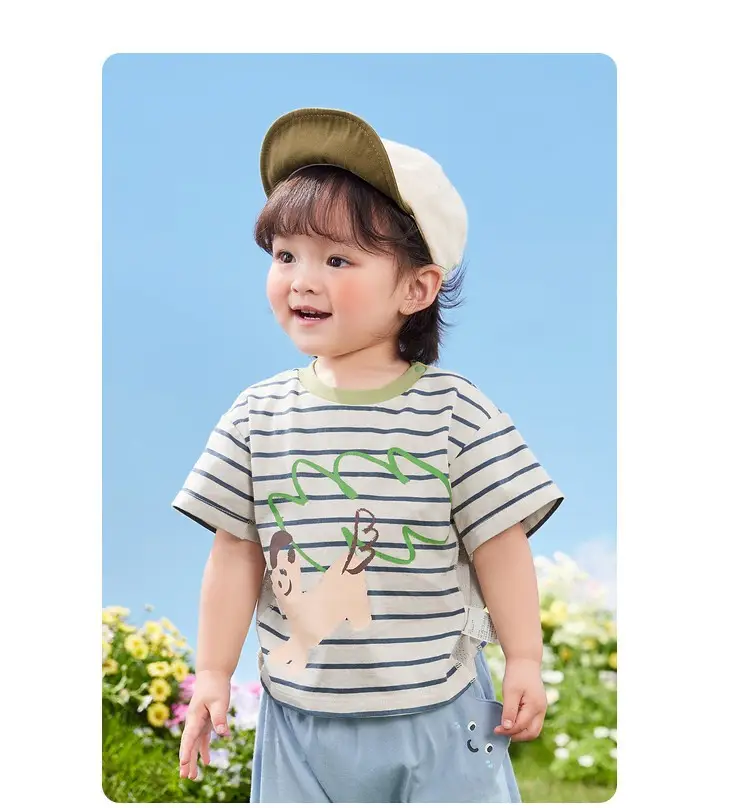 Wholesale Kids T-Shirt Pure Cotton Summer New Style — feature 21