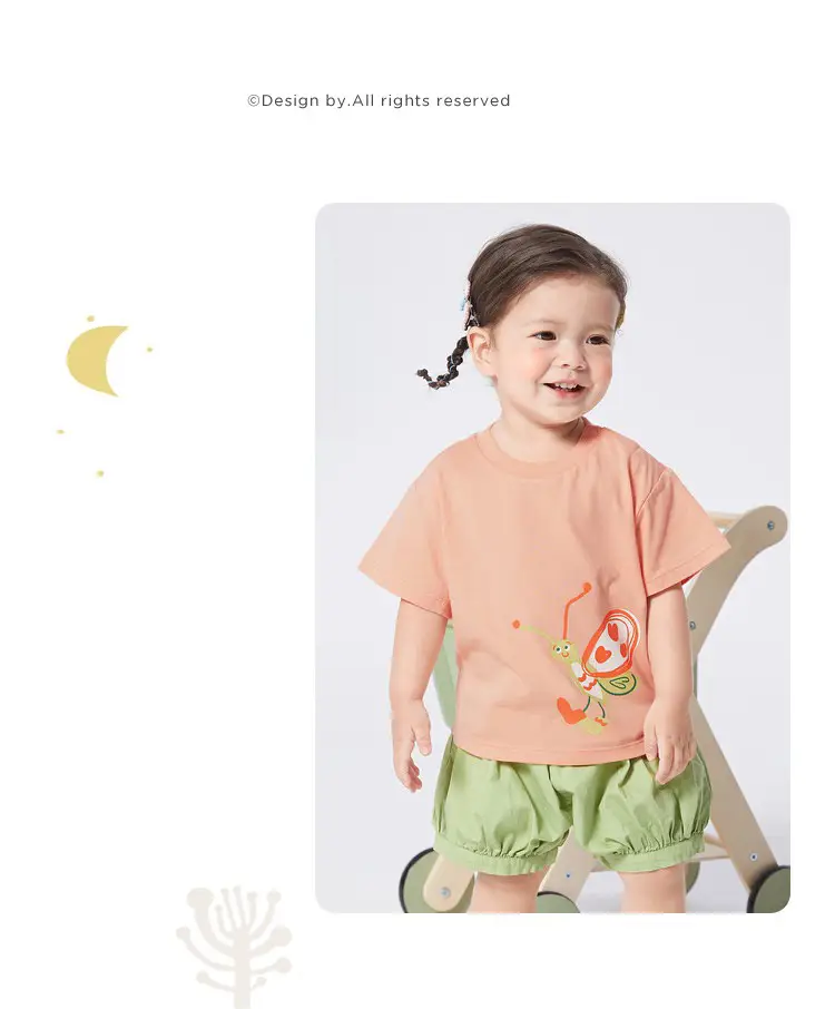 Wholesale Kids T-Shirt Pure Cotton Summer New Style — feature 23