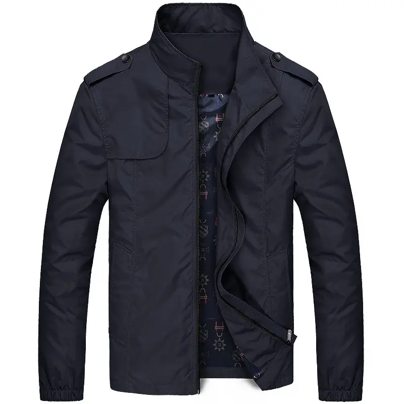 Men's Korean Slim Fit Jacket Olive Green
