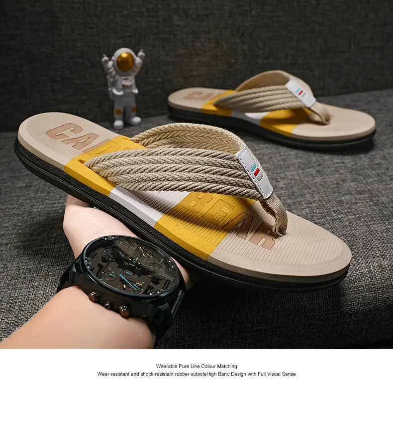 Korean Style Yellow Sandals 2023 Summer — feature 23