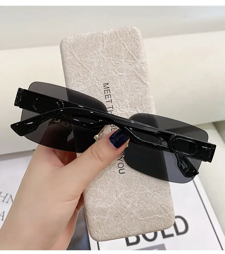 Cross-Border UV Protection Sunglasses with Rimless Design — feature 11