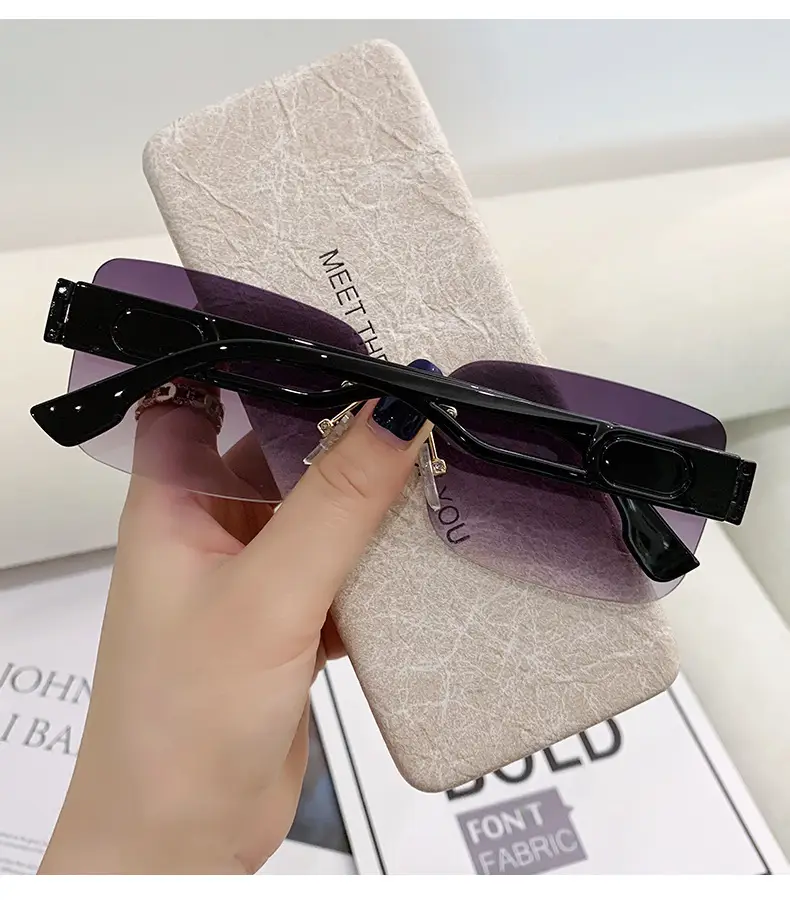 Cross-Border UV Protection Sunglasses with Rimless Design — feature 15