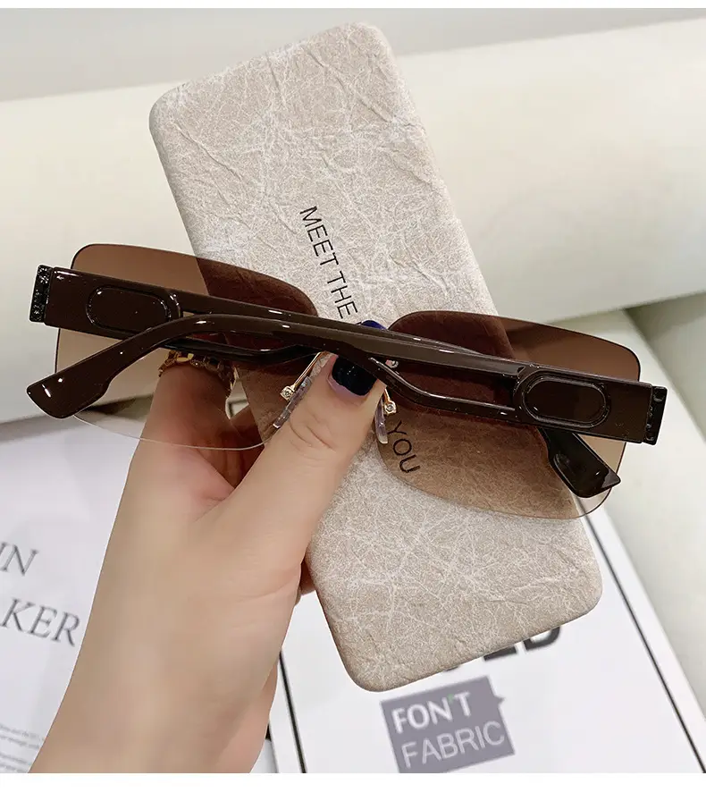 Cross-Border UV Protection Sunglasses with Rimless Design — feature 17
